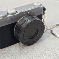 Leica Portachiavi Stile Leica nero argento