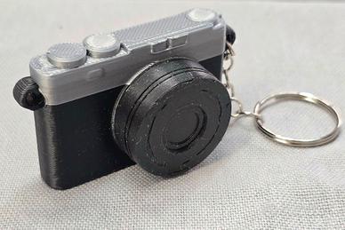 Leica Portachiavi Stile Leica nero argento