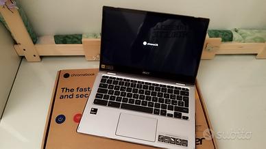 Notebook Portatile ACER Chromebook CP513 + Cover