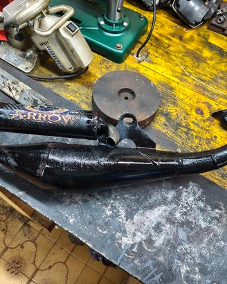 marmitta espansione Arrow Minarelli orizzontale 