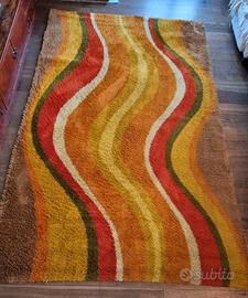 Tappeto wave vintage anni 70