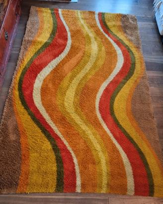 Tappeto wave vintage anni 70