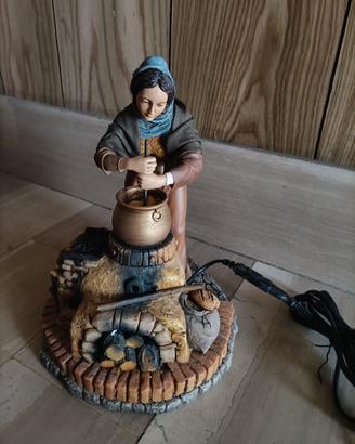 Statua Pastore in movimento Pigini Presepe 30 cm