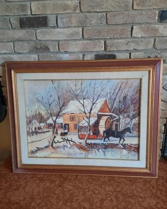 quadro olio su tela 