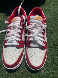 Scarpe Nike dunk Low Retro gym red/gym red -white
