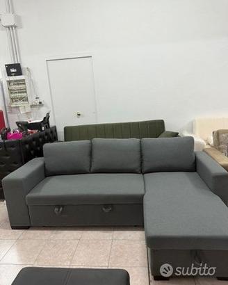 Divano anna 230x150 con carrello e cassettone