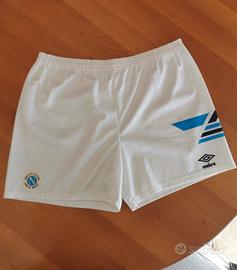 1991-1993 Ssc Napoli Pantaloncini Calcio Vintage
