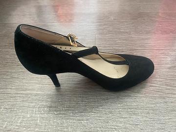 Scarpe nere col tacco da donna Abbigliamento e Accessori In vendita a Bergamo