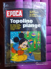 Topolino piange- Epoca n. 848 del 1966