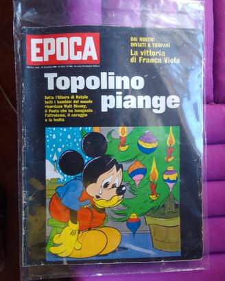 Topolino piange- Epoca n. 848 del 1966