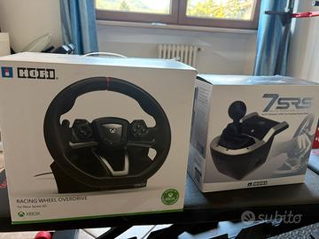 Volante + Cambio Hori per Xbox (NUOVI, MAI USATI)