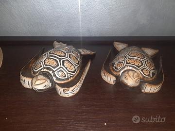 Tartarughe in legno