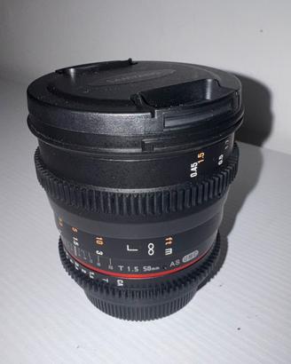 Samyang 50mm T1.5 VDSLR Cine – Obiettivo cine