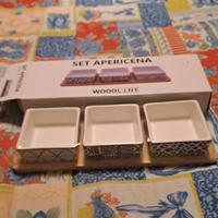 Set di 3 ciotole per aperitivo