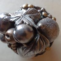 Centro tavola cestino Frutta MIDA argento 925