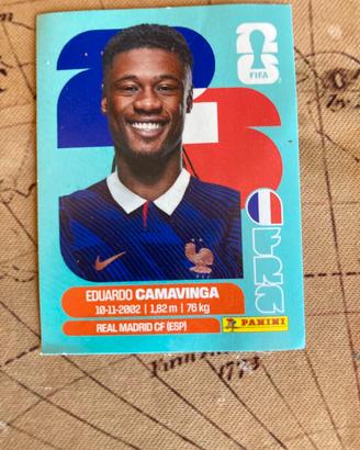 Figurina camavinga Francia mondiali 2026