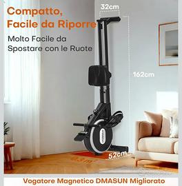 vogatore/remergometro a magnete
