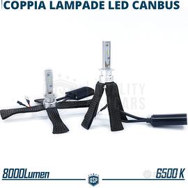 Kit abbaglianti full led h1 per fiat barchetta lampadine canbus