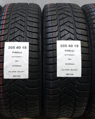 4 GOMME 205 40 18 PIRELLI BR1338
