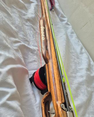 Arbalete Artigianale in legno IROKO 90cm