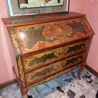 Scrivania Trumeau/ribalta stile luigi XV 900