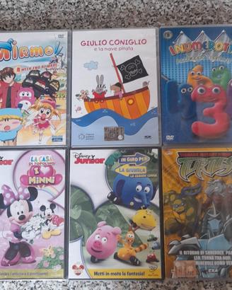 Lotto  n.6 dvd  cartoni