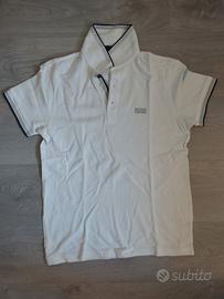 Polo BOSS Hugo Boss Bianca  con Dettagli