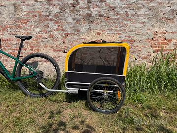Carrello bici per cani