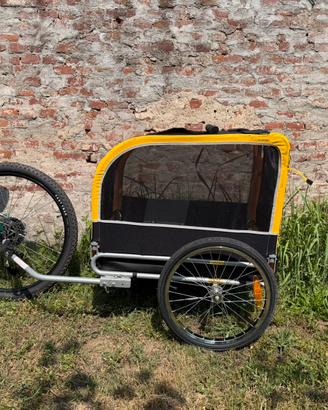 Carrello bici per cani