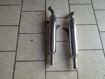 Marmitte originali Triumph Bonneville t100.