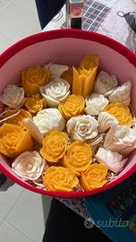 Bouquet di rose in sapone di marsiglia