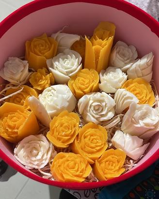 Bouquet di rose in sapone di marsiglia