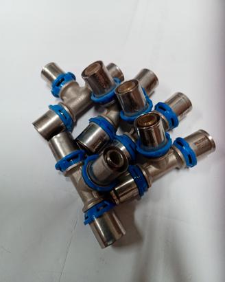 raccordi a tee 20x18x20per tubo multistrato a 