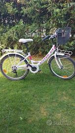 Bicicletta city bike 24 pollici