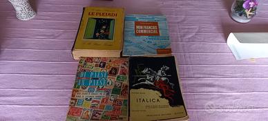 4 libri scolastici anni 60 vintage storia/francese