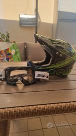 Casco Kali MTB e maschera