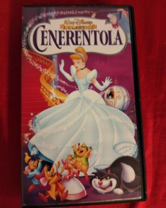 videocassetta VHS originale Disney "Cenerentola"