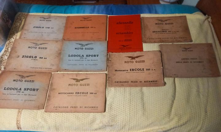 Cataloghi Officina MOTO GUZZI EPOCA ORIGINALI