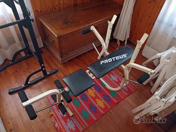 Panca multifunzionale e regolabile