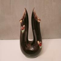 vaso doppio collo ceramica 