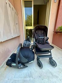 Seggiolino Cybex e passeggino Moon GIO+