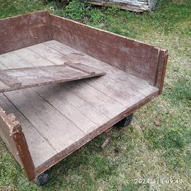 Rimorchio per motocoltivatore