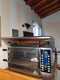  forno per pizza a due piastre sovrapposte