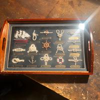 Vassoio con nodi marinari, anni 90