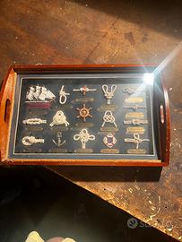 Vassoio con nodi marinari, anni 90