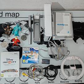 Bundle Nintendo Wii Bianca con Cavi, Giochi e HDMI