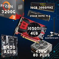 Computer PC da Gaming Ryzen 16gb Ram 1050ti 4gb