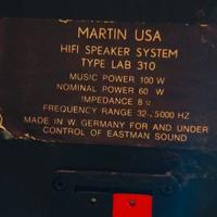 Coppia casse passive martin (usa)