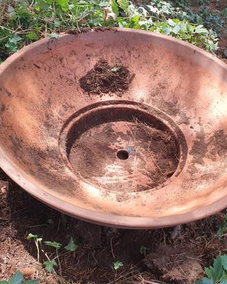 ciotole in terracotta da giardino