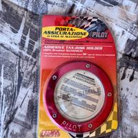 Porta assicurazione auto e moto Lampa rosso allumi